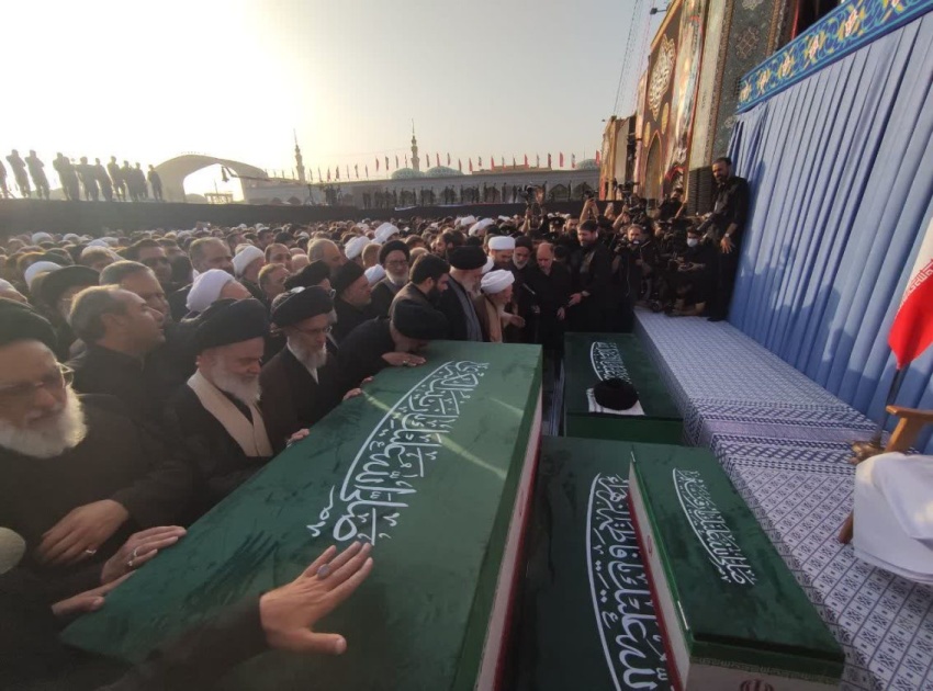 القيادة الإيرانية تصدر بياناً تثمن فيه المشاركة الجماهيرية الواسعة في مراسم التشييع - القيادة الإيرانية تصدر بياناً تثمن فيه المشاركة الجماهيرية الواسعة في مراسم التشييع - القيادة الإيرانية تصدر بياناً تثمن فيه المشاركة الجماهيرية الواسعة في مراسم التشييع - القيادة الإيرانية تصدر بياناً تثمن فيه المشاركة الجماهيرية الواسعة في مراسم التشييع - القيادة الإيرانية تصدر بياناً تثمن فيه المشاركة الجماهيرية الواسعة في مراسم التشييع - Iranian Leadership Issues Statement Appreciating Massive Public Participation in Funeral Processions - Iranian Leadership Issues Statement Appreciating Massive Public Participation in Funeral Processions